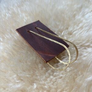 Minimalist Gold Hoops